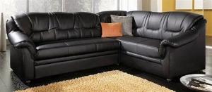 DOMO collection Ecksofa "Montana, zeitlose Rückensteppung, bequeme Armlehnen, L-Form", wahlweise mit Bettfunktion