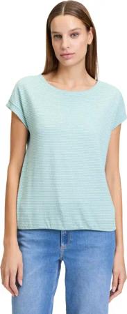Betty&Co Kurzarmshirt "Betty & Co Casual-Shirt mit Gummizug", (1 tlg.), Material