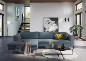 DOMO collection Ecksofa "Modica, zeitlos und elegant, L-Form", moderne Optik mit extrabreiter Recamiere, auch in Cord
