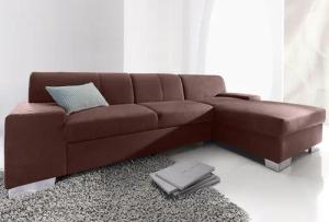 DOMO collection Ecksofa "Star, zeitlose Formensprache, elegante Optik, L-Form", wahlweise mit Bettfunktion