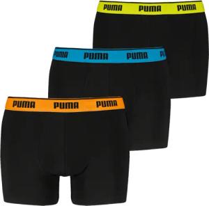 PUMA Boxershorts "PUMA MEN EVERYDAY BASIC BOXERS 3P", (3er Pack), Komfortabler elastischer Logobund