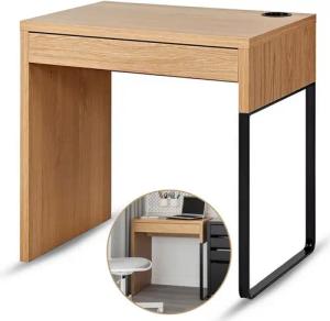 Sarcia.eu Schreibtisch MICKE Brauner Schreibtisch, Eichenimitat 73x50 cm IKEA