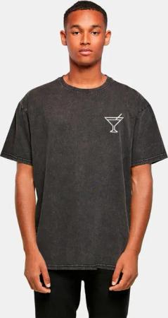 Merchcode Summer - Cocktail Acid Washed Oversize Tee