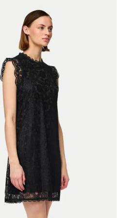 Pieces Kleid für den Alltag Olline 17146419 Schwarz Regular Fit