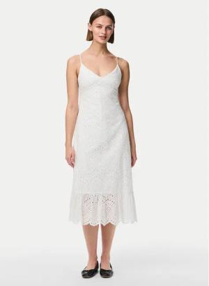 Pieces Sommerkleid Vilde 17156565 Weiß Regular Fit