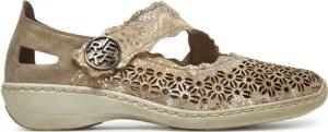 Rieker Halbschuhe 413G4-90 Beige