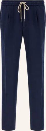 BOGGI MILANO Leinenhose im Jogging-Stil