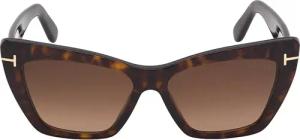 Tom Ford Sonnenbrille - Wyatt - Gr. unisize - in Dunkelbraun - für Damen