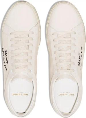 Saint Laurent Low-Top Sneaker - Sneakers White - Gr. 35 (EU) - in Weiß - für Damen