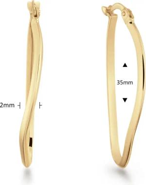 Jackie Gold Ohrringe - Antibes 585 Gold Ohrringe - Gr. unisize - in Gold - für Damen
