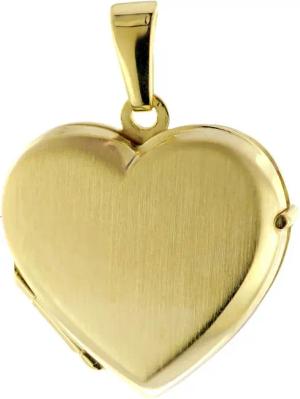 trendor 51092 Medaillon Herz Anhänger Gold 333 / 8K