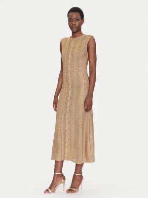 Luisa Spagnoli Strickkleid Canape 58675 Beige Regular Fit