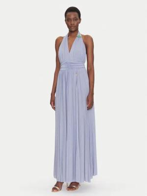 Fracomina Abendkleid FQ25SD3010W799Q7 Blau Regular Fit