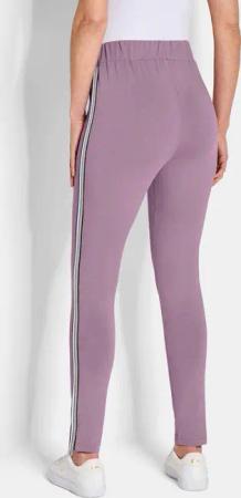 Leggings im 2er-Pack - altrosé / schwarz - Gr. 42 von Goldner Fashion