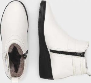 Stiefeletten - weiß - Gr. 42 von Goldner Fashion