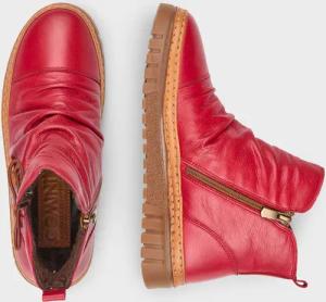 Stiefeletten - rot - Gr. 42 von Goldner Fashion