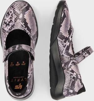 Ballerina im Animal Print - grau / beige / gemustert - Gr. 41 von Goldner Fashion