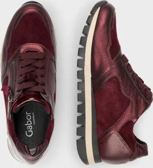 Sneaker - bordeaux - Gr. 7,5 von Goldner Fashion