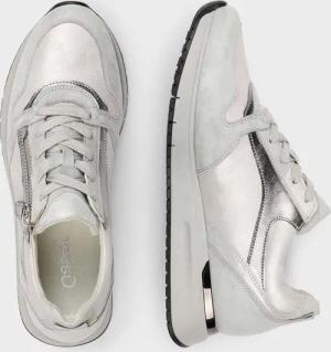 Sneaker - grau / silberfarben - Gr. 4,5 von Goldner Fashion