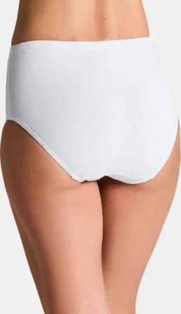 Baumwoll-Hüftslip im Mehrfachpack - weiß - Gr. 38 von Goldner Fashion