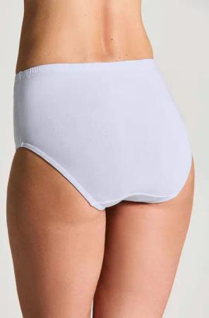 Baumwoll-Hüftslip im Mehrfachpack - grau - Gr. 52 von Goldner Fashion