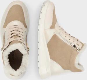 Stiefeletten mit warmem Futter - beige - Gr. 37 von Goldner Fashion