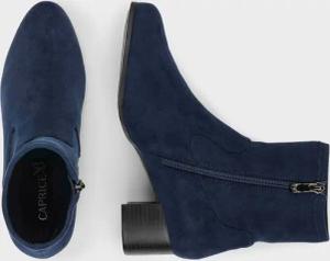 Stiefelette mit Reißverschluss - marine - Gr. 39 von Goldner Fashion