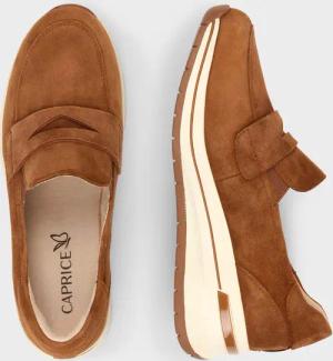 Slipper aus echtem Wildleder - cognac - Gr. 38 von Goldner Fashion