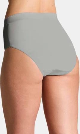 Baumwoll-Bauchwegslip im Mehrfachpack - grau - Gr. 44 von Goldner Fashion