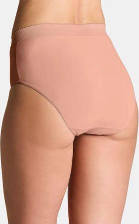 Baumwoll-Bauchwegslip im Mehrfachpack - haut - Gr. 38 von Goldner Fashion