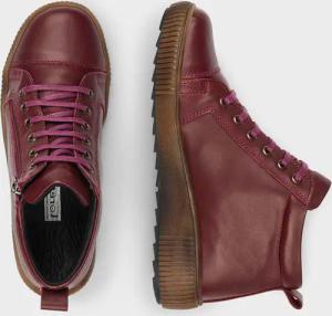 Stiefeletten - bordeaux - Gr. 38 von Goldner Fashion