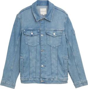 TOM TAILOR Herren Jeansjacke im Washed Look, blau, Uni, Gr. L