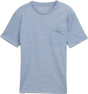TOM TAILOR DENIM Herren T-Shirt mit Brusttasche, blau, Uni, Gr. S