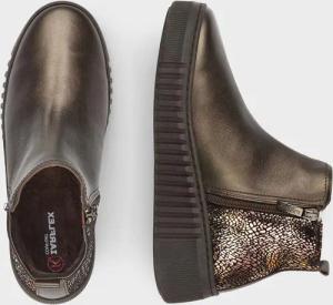 Stiefeletten - braun / gemustert - Gr. 37 von Goldner Fashion
