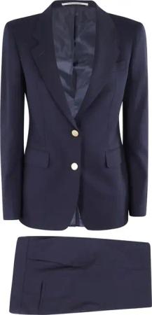 Tagliatore - Two-Button Tailored Blazer And Straight-Leg Trouse - Größe 42 - black