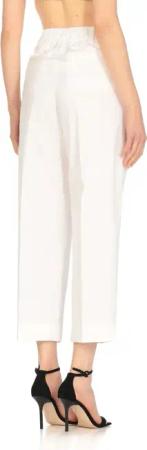 Peserico - White Cotton Pants - Größe 44 - white