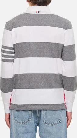 Thom Browne - Long Sleeve Rugby Polo - Größe 2 - grau