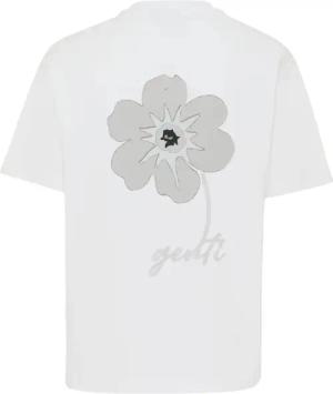 GENTI - Zwart shirt - Größe XL - weiß