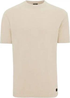 GENTI - shirt wit - Größe XL - beige