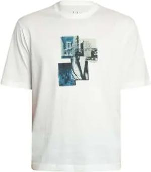 EAX  T-Shirt T-Shirt mit Stadtgrafik