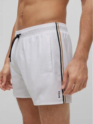 Boss Badeshorts Iconic 50491594 Weiß Regular Fit