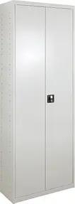 ADB Stahlschrank 40828 lichtgrau 71,0 x 30,0 x 195,0 cm, aufgebaut