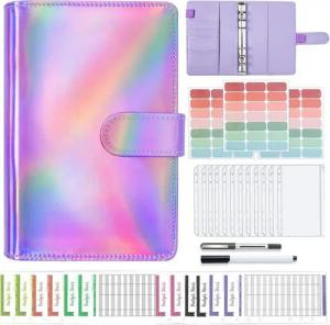 LuxusKollektion Notizbuch Budget Binder A6 Geldumschläge Umschlagmethode Sparbuch Organizer