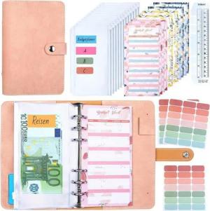 LuxusKollektion Notizbuch Budget Binder A6 Geldumschlagmethode Spar Challenge Buch