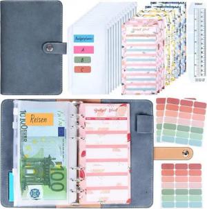 LuxusKollektion Notizbuch Budget Planner A6 Binder Geldumschläge Sparmappe Organizer Finanzbuch