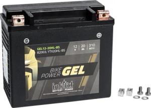 intAct Batterie Bike Power Gel geschlossen TX20HL-BS 12 Volt, 20Ah