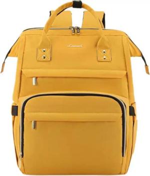 LuxusKollektion Laptoprucksack Laptop Rucksack Damen 15,6 Zoll Wasserdicht Schulrucksack USB