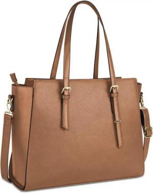 LuxusKollektion Handtasche Handtasche Damen Shopper Schwarz Groß Laptop Umhängetasche 15.6 Zoll