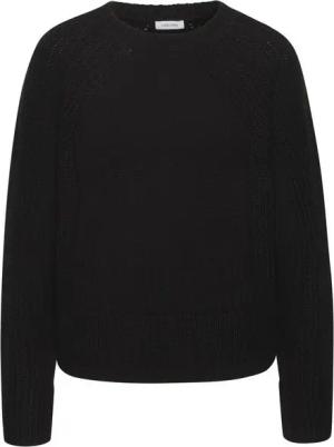 LASCANA Strickpullover mit Grobstrick-Details, Damen Pullover mit Rundhals