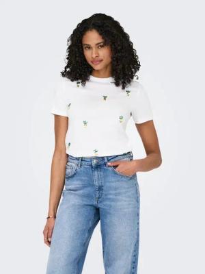 ONLY Kurzarmshirt ONLKITA LIFE REG S/S PINEAPPLE TOP JRS